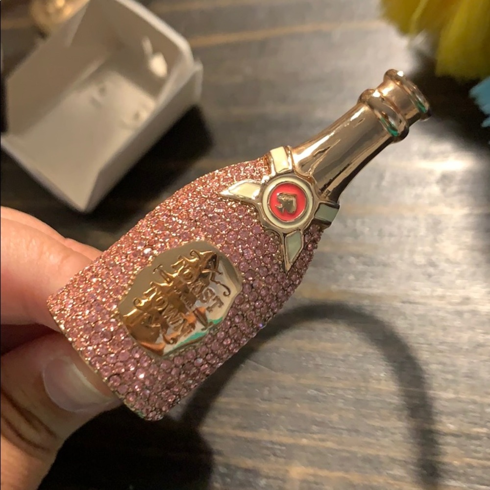 Kate Spade champagne bottle bracelet